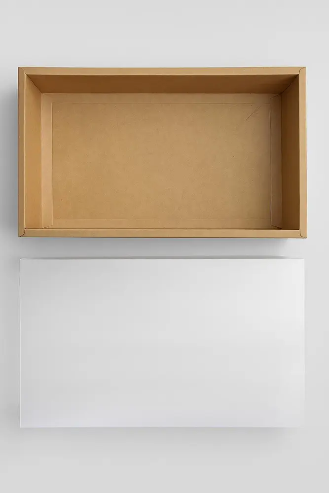 מגש אירוח + מכסה PVC 36-22+8