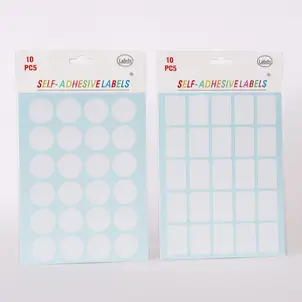 מדבקות לבנות