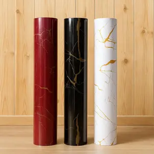 גליל נייר עטיפה- שיש לבן/שחור/בורדו