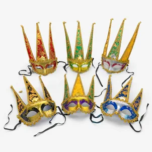 מסיכה עם פעמונים + סרט קשירה