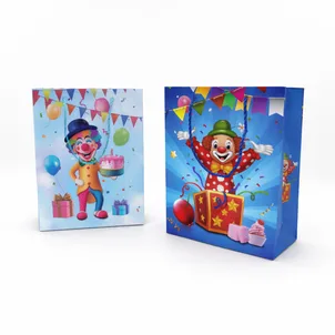 שקית קרטון ליצן - 24X18+8.5