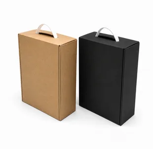 קופסת משלוחים מזוודה+ידית 19X22+8
