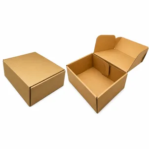 קופסת משלוחים טבעי - 26X36+12